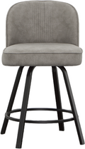 Anaheim Swivel Counter Chair Dark Gray Dark Gray Wood