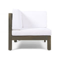 Oana 3 Piece Sofa Set, White White Acacia Wood