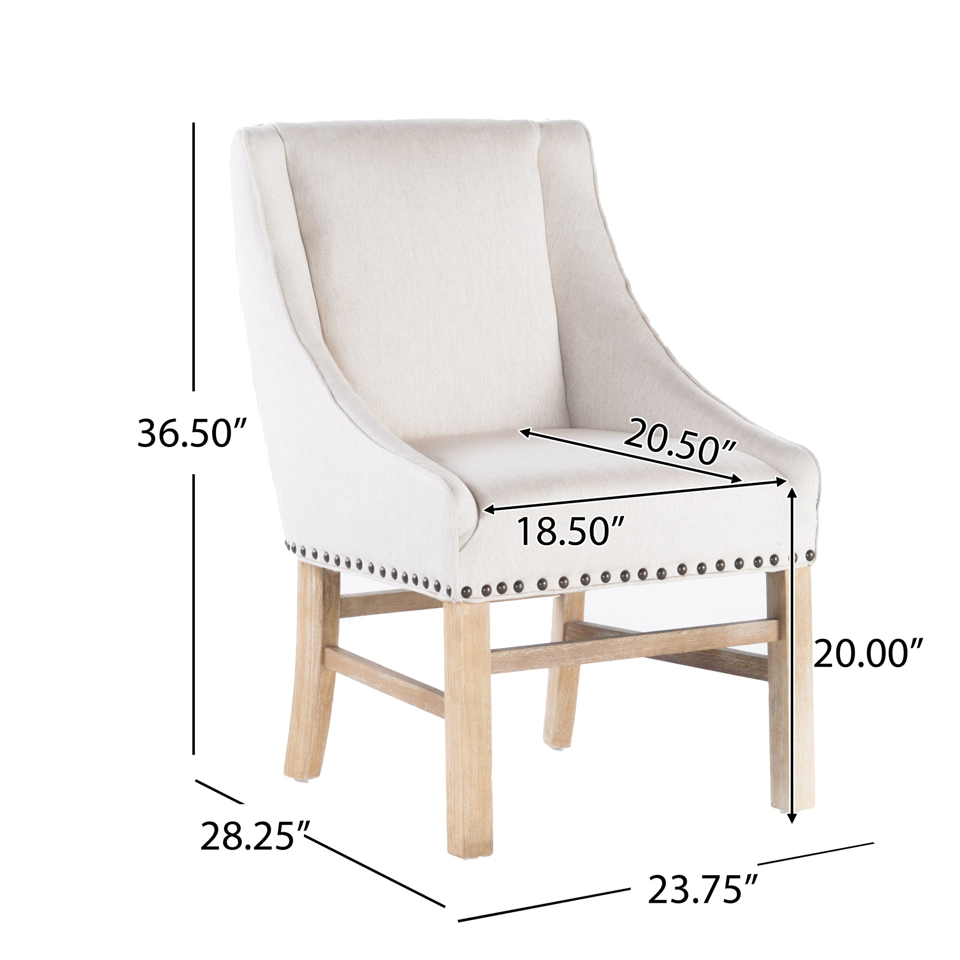 Worthington Dining Chair Linen Fabric