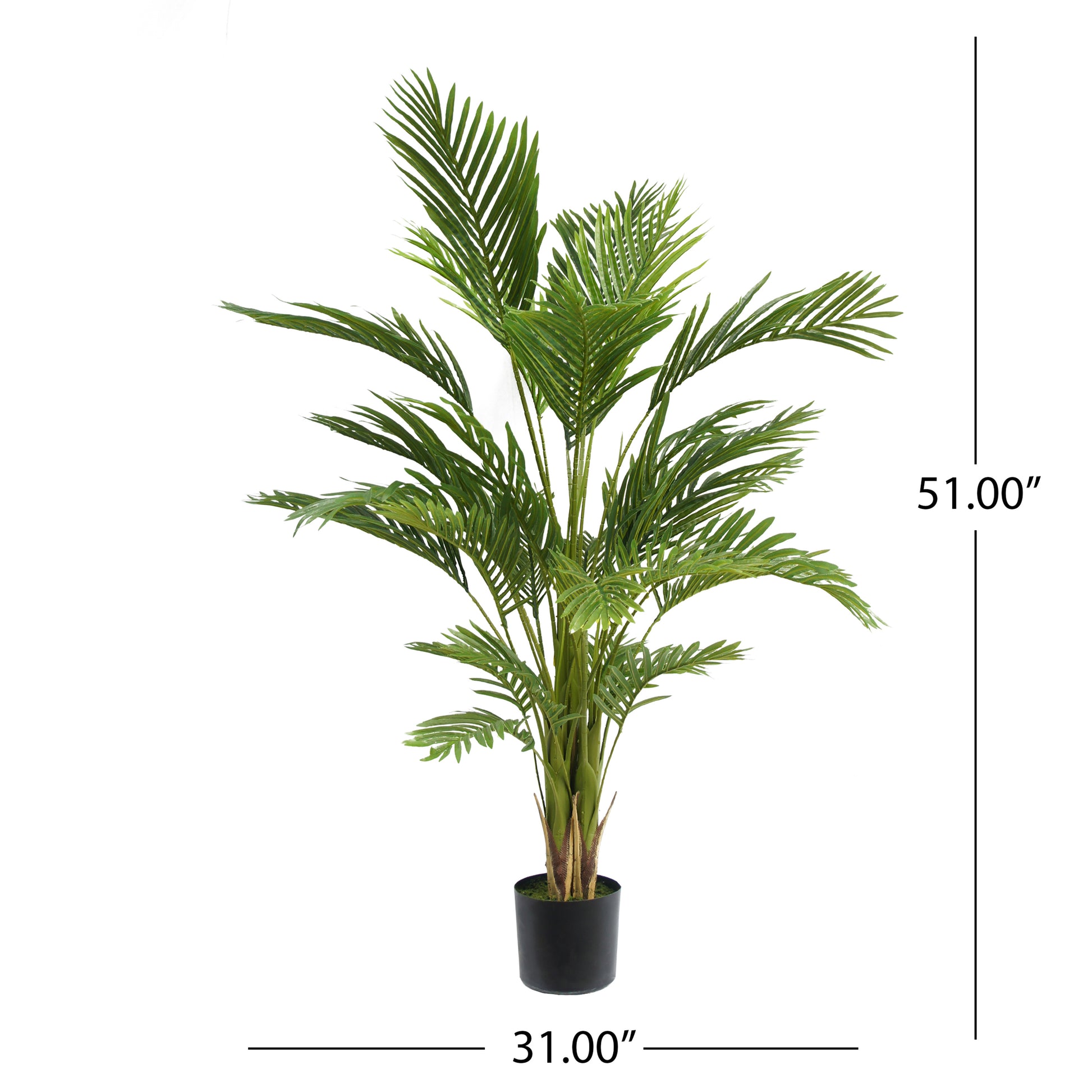 iron palm plant 130Cm Artificial Palm Tree Green Iron Plastic