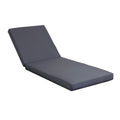 Broadway Ian Chaise Lounge Cushion Dark Grey Waterproof Fabric