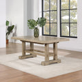 Napa Dining Table Sand Light Brown Wood