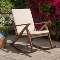 Gus Rocking Chair Brown Gray Acacia Wood