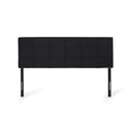 King Cal King Sized Headboard California King Black Fabric