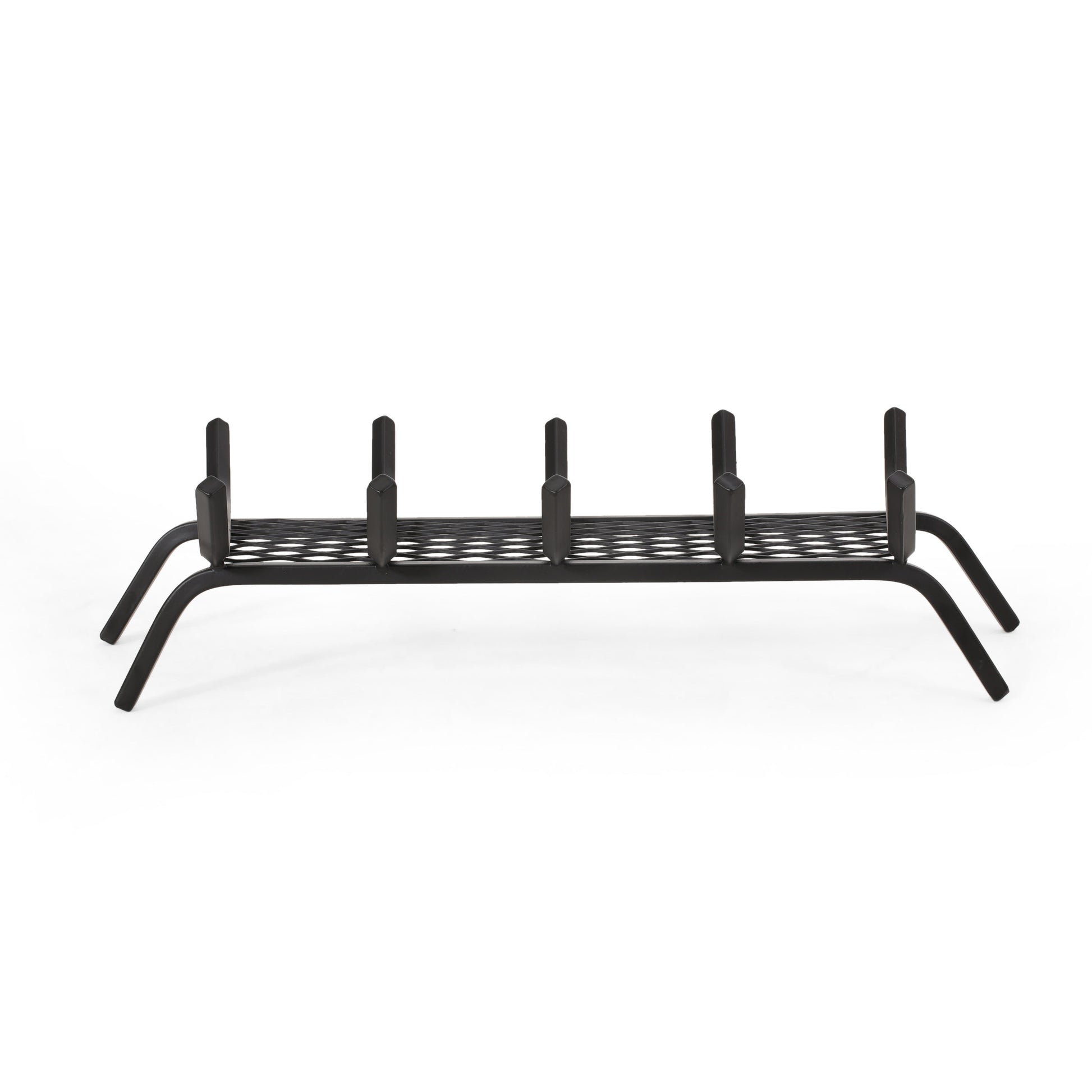 Log Holder Matte Black Iron