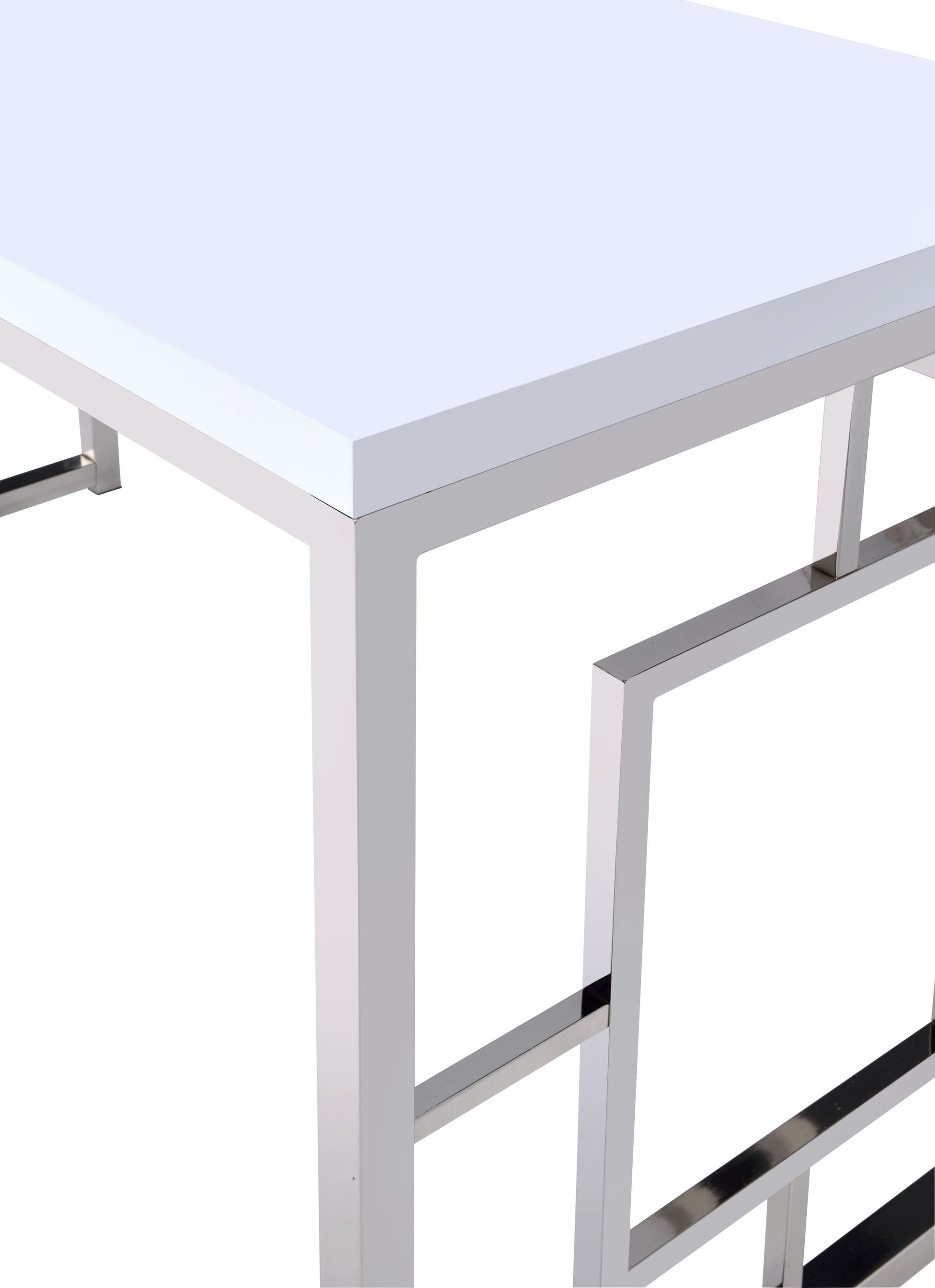 Alize Desk White White Wood