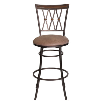 Sedona Swivel Barstool Dark Brown Dark Brown Wood