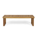 Nestor Bench, Natural Natural Acacia Wood