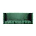 Miranda Velvet 3 Seater Sofa Emerald Velvet