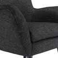 Arm Chair Black Fabric