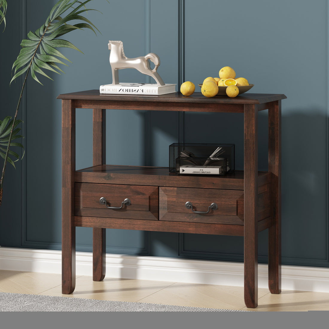 Ramsey Console Table Brown Wood