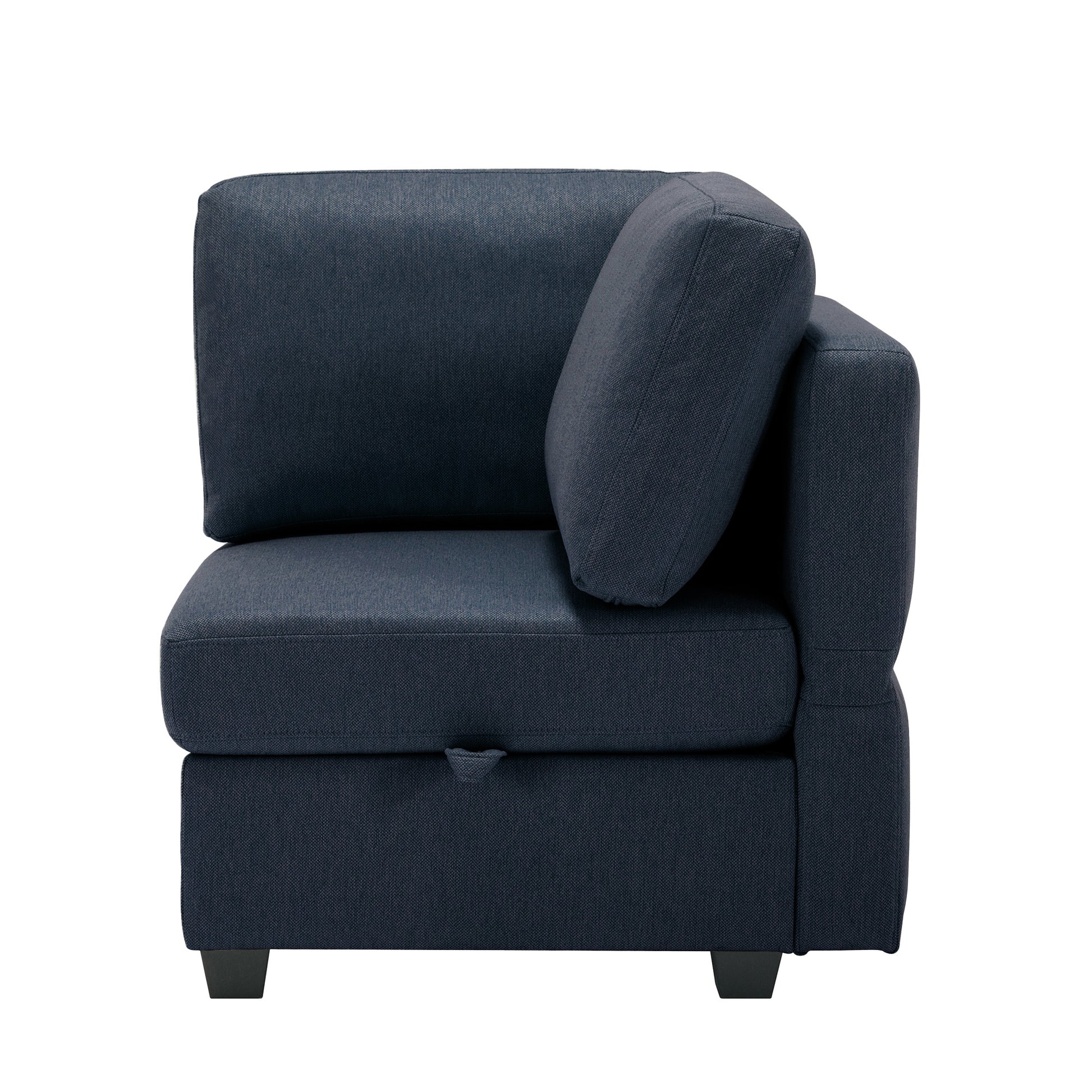 Palmilla Corner Sofa Blue Blue Polyester 1 Seat