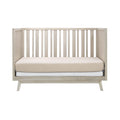 Prague Toddler Rail In Cotton Grey Natural Wood Wash Wood