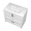 Solid Wood 36 Inch Bathroom Vanity With Single Sink Combo, Modern Vanity Cabinet With 2 Soft Closing Doors & 1 Full Extension Dovetail Drawer White 1 White 2 1 36 To 47 In 32 To 35 In Soft Close Doors Bathroom Freestanding Luxury,Modern 20 25 Inches