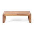 Paloma Seat Coffee Table Grey Wood Waterproof Fabric