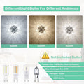 Crystal Flush Mount Ceiling Light, Modern Sputnik Firework Close To Ceiling Lamp, Led Ceiling Light Fixtures For Bedroom Kitchen Island Entryway Hallway Foyer Silver Crystal