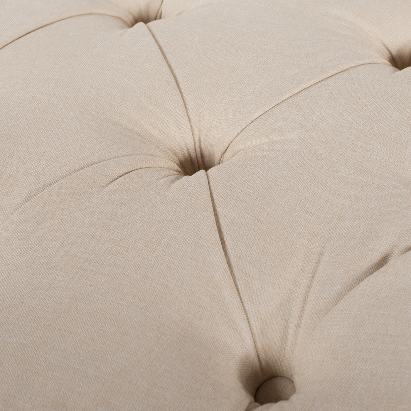 Jacqueline 57.5" Tufted Roll Arm Storage Bench, Sky Neutral Beige Polyester Beige Foam Polyester