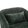 Coolmore Swivel Barrel Chair, Comfy Round Accent Sofa Chair For Living Room, 360 Degree Swivel Barrel Club Chair, Leisure Arm Chair For Nursery, Hotel, Bedroom, Office, Lounge Emerald Boucle Emerald Primary Living Space Foam Boucle