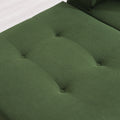 105.5'' L Shaped Modular Sectional Sofa,Minimalist Corduroy Floor Couch Set,Convertible Foam Filled Cloud Couch For Living Room,3 Pc Free Combination,No Assembly Required,3 Colors Green Corduroy 4 Seat