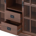 Walnut 2 Door Server With 2 Drawers - Walnut