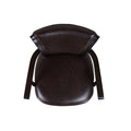 Williams 27In Swivel Counter Height Bar Stool, Vintage Brown Faux Leather Brown Foam Faux Leather