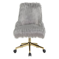 Grey And Gold Swivel Office Chair Solid Grey Gold Office Rectangular Luxury Office Chairs Solid Back Swivel Fabric Metal