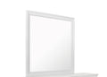 Shaker Crocodile Metallic White Mirror White Solid Wood Mdf