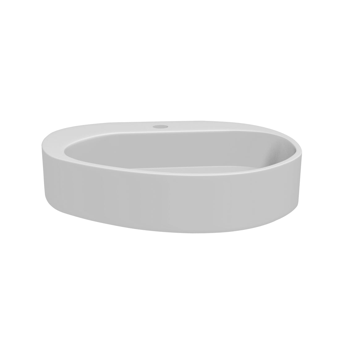 Fs154A 580 Solid Surface Basin With Chrome Drain
