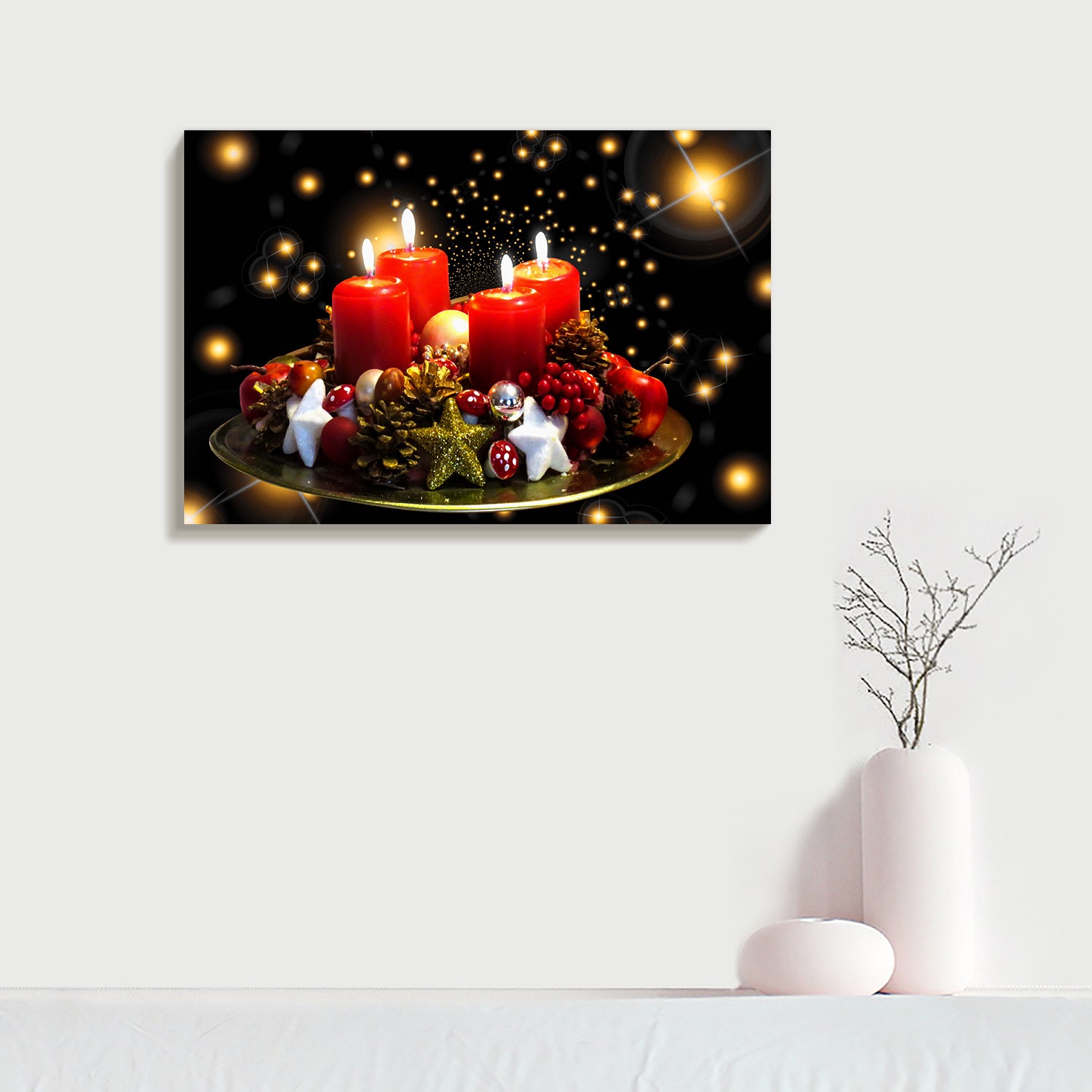 1Pcs Drop Ping Christmas Winter Wall Art Festival Paintings Decorations Party Picutres Gift Poster For Home Wall Decor Framed 4832In Thickness 1.5Inch Rectangle Framed Multicolor Christmas Oversized 41In Canvas Cultures And Diasporas