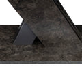 Multifunctional Extendable Console Table Marble Mdf