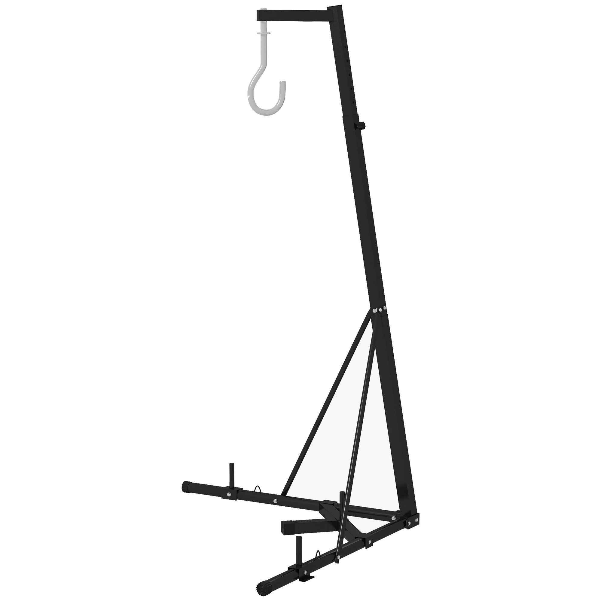 Soozier Foldable Punch Bag Stand Height Adjustable Heavy Bag Stand Wi