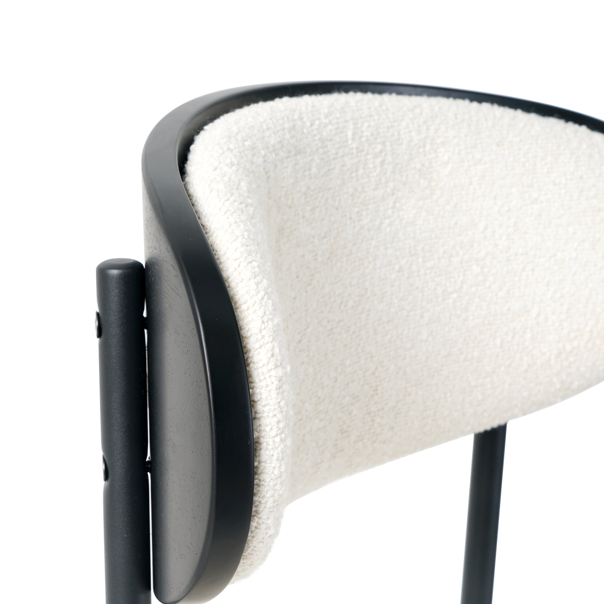 Modern Grey Simple Teddy Velvet Dining Chair Upholstered Chair Family Bedroom Stool Back Dressing, Black Round Table Set,Bentwood Covered With Ash Veneer Chair Back,Chair Black Metal Legs Set Of 5 Black Mdf