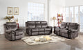 Nashville 3 Piece Living Room Set Dark Gray Dark Gray Wood