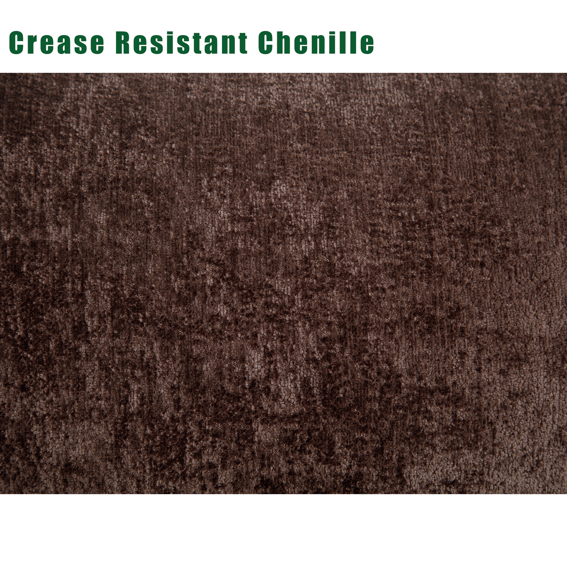 Arrived 5 Seat Modular Sofa,With Storage Ottoman, Convertible Sectional Sofa, L Shaped Couchreversible Chaise ,Riveted Sofa,Chenille, Brown Brown Polyester Wood Primary Living Space Medium Soft Cushion Back Modern Square Arms Foam Metal & Wood 5 Seat