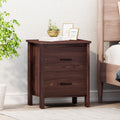 Toolless Assembly Nightstand Wenge Mdf