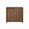 Oak Shoe Cabinet With 2 Sliding Doors Freestanding 3 4 Shelves Oak Oak Primary Living Space Sliding Doors Paper Composite