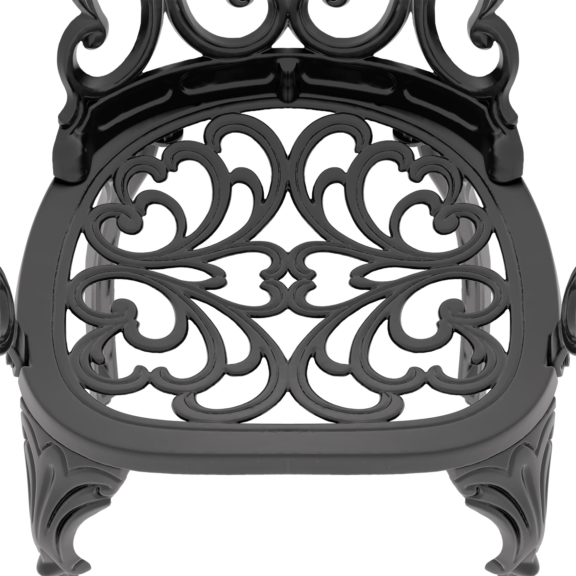 Cushions In Random Colors 3 Piece Set Of Cast Aluminum Patio Furniture With Cushions Yes Complete Patio Set Black Seats 2 Rust Resistant Frame Water Resistant Cushion Garden & Outdoor Complete Patio Sets Aluminium