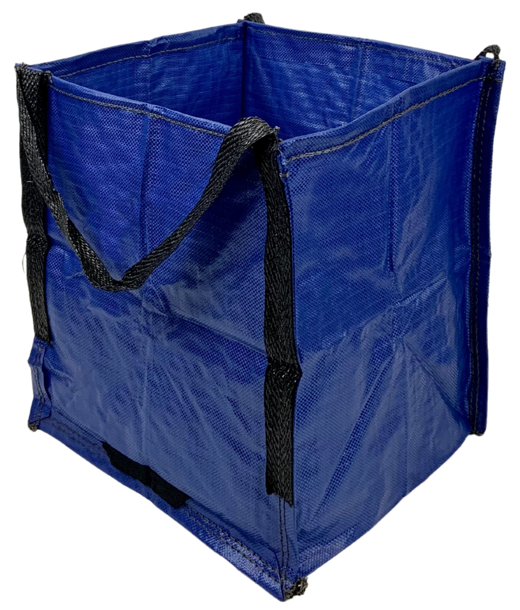 Heavy Duty Storage Tote Bag 22 Gallon Rugged Woven Polypropylene Moving Bag Blue Polypropylene
