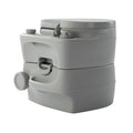 5.3 Gallons Portable Toilet Gray Hdpe