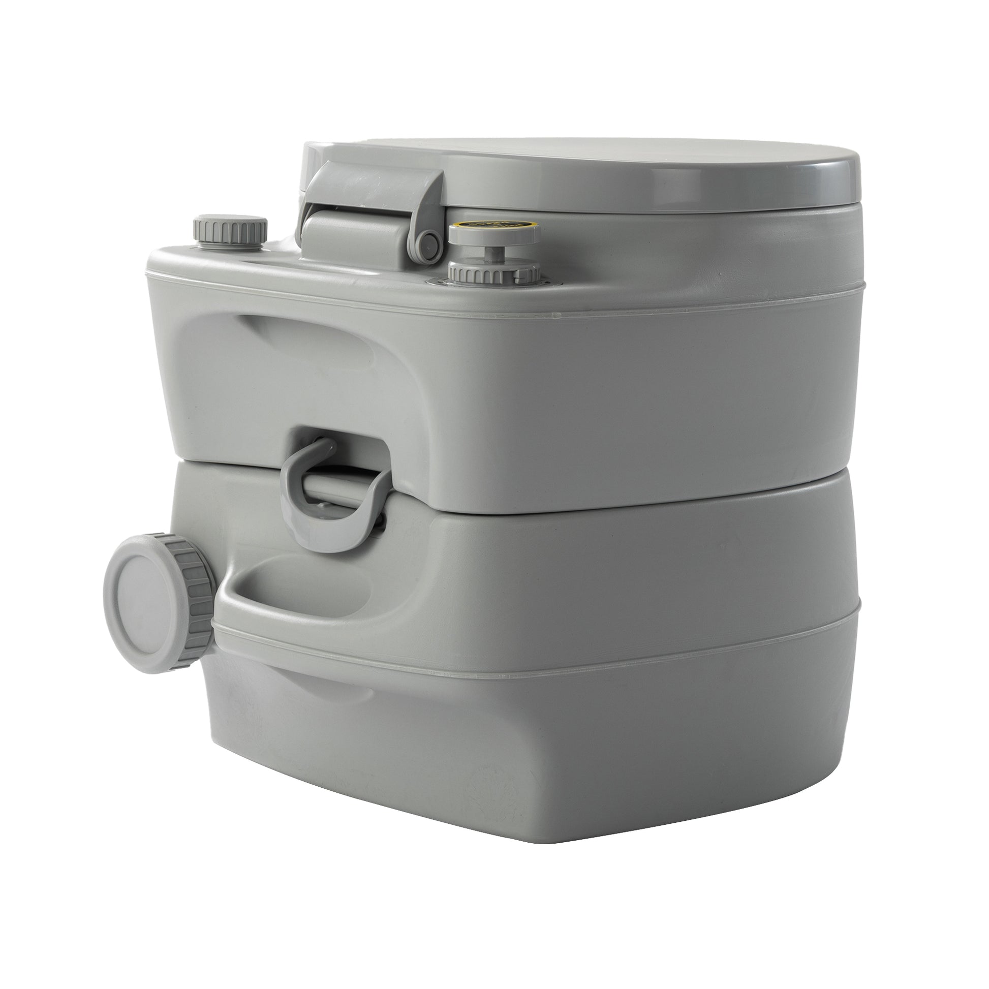 5.3 Gallons Portable Toilet Gray Hdpe