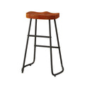 Multi Functional Kitchen Island Cart With Stylish And Minimalist Bar Stools, Combination Set, Convenient And Practical Black Kitchen Island Brown Bar Stools Black Brown Mdf