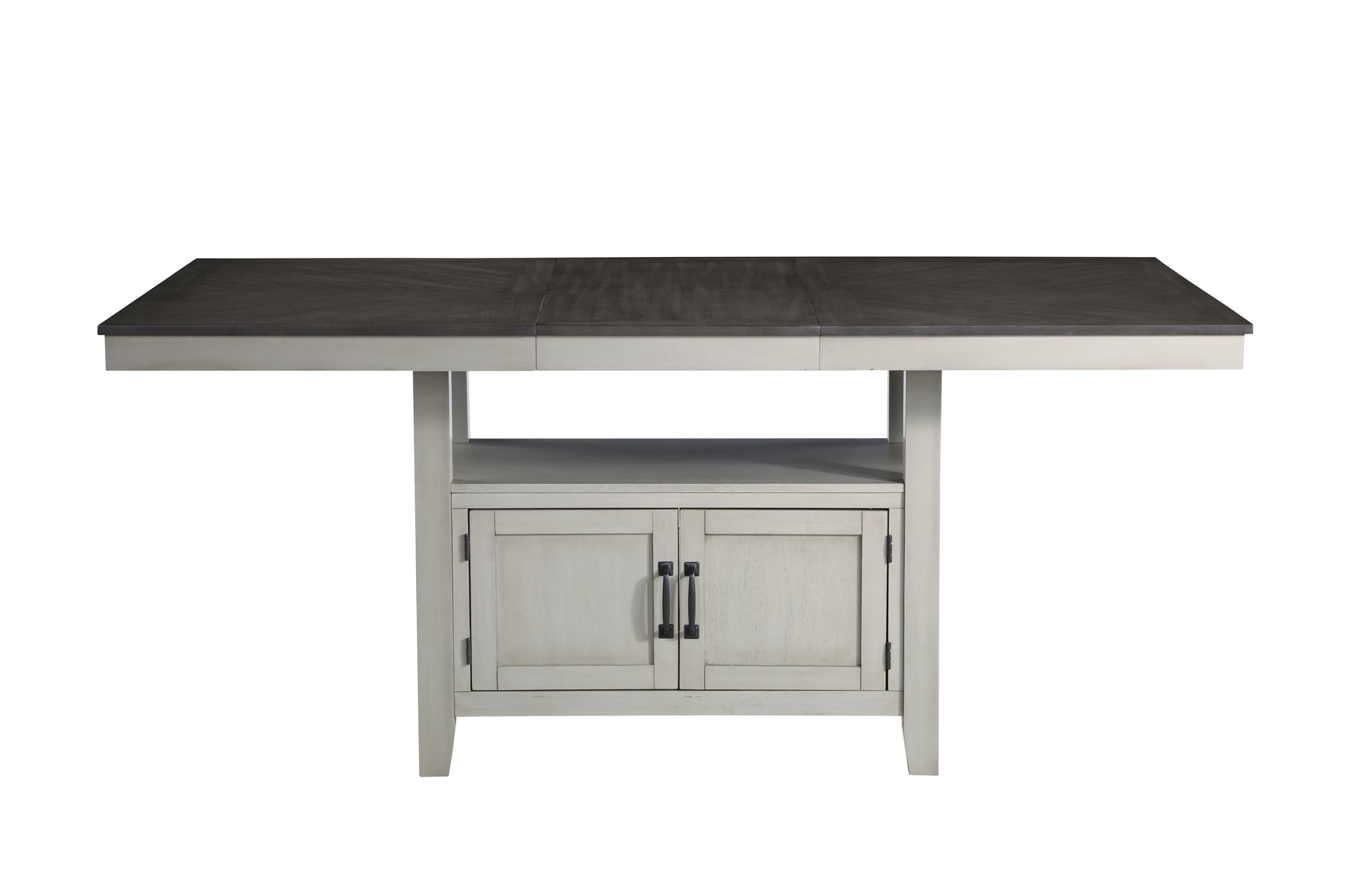 Hyland Counter Table Dark Gray Dark Gray Wood