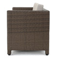 Puerta Seat Brown Pe Rattan Iron