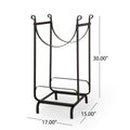 Log Rack Black Iron