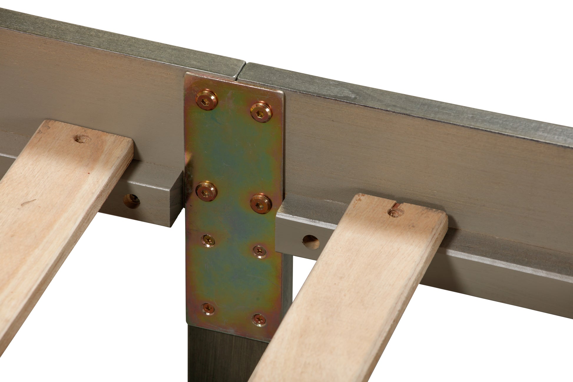 Twin Bed With Upholstered Headboard And Footboard, With Slats,Grey Twin Grey Bedroom American Design Pine