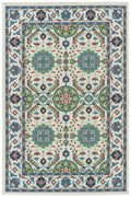 Transitional, Oriental, Medallion, Textured Loop Pile 2'5