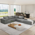 Modern Upholstered Sectional Sofa Couch Set,Modular 132
