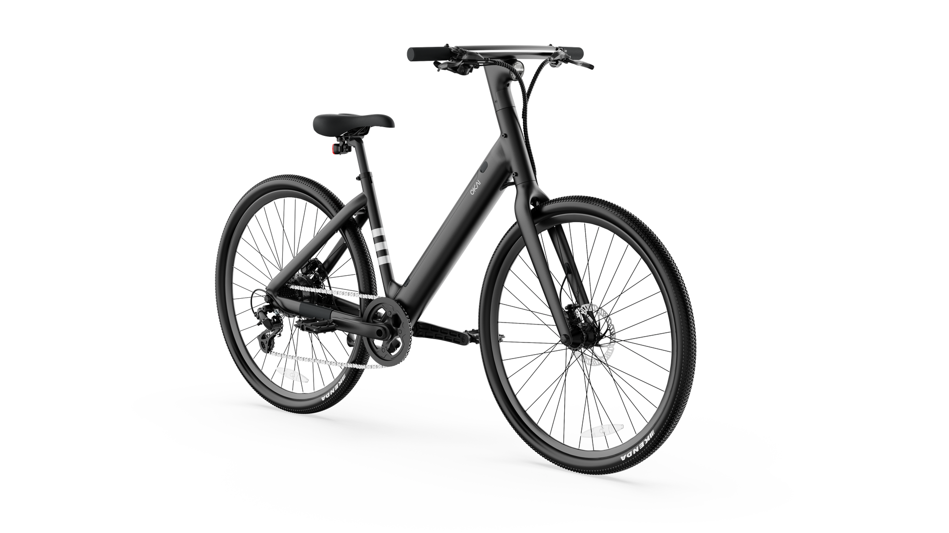 Minimalist Fitness Step Through E Bike W Up To 62 Miles Max Operating Range And 20 Mph Max Speed Matte Black Matte Black Aluminum