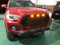 Black Mesh Grille For Toyota Tacoma 2016 2019 Not Fit Truck With Radar Behind The Badge Matte Black Abs