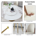 Modern Marble Dining Table, 59